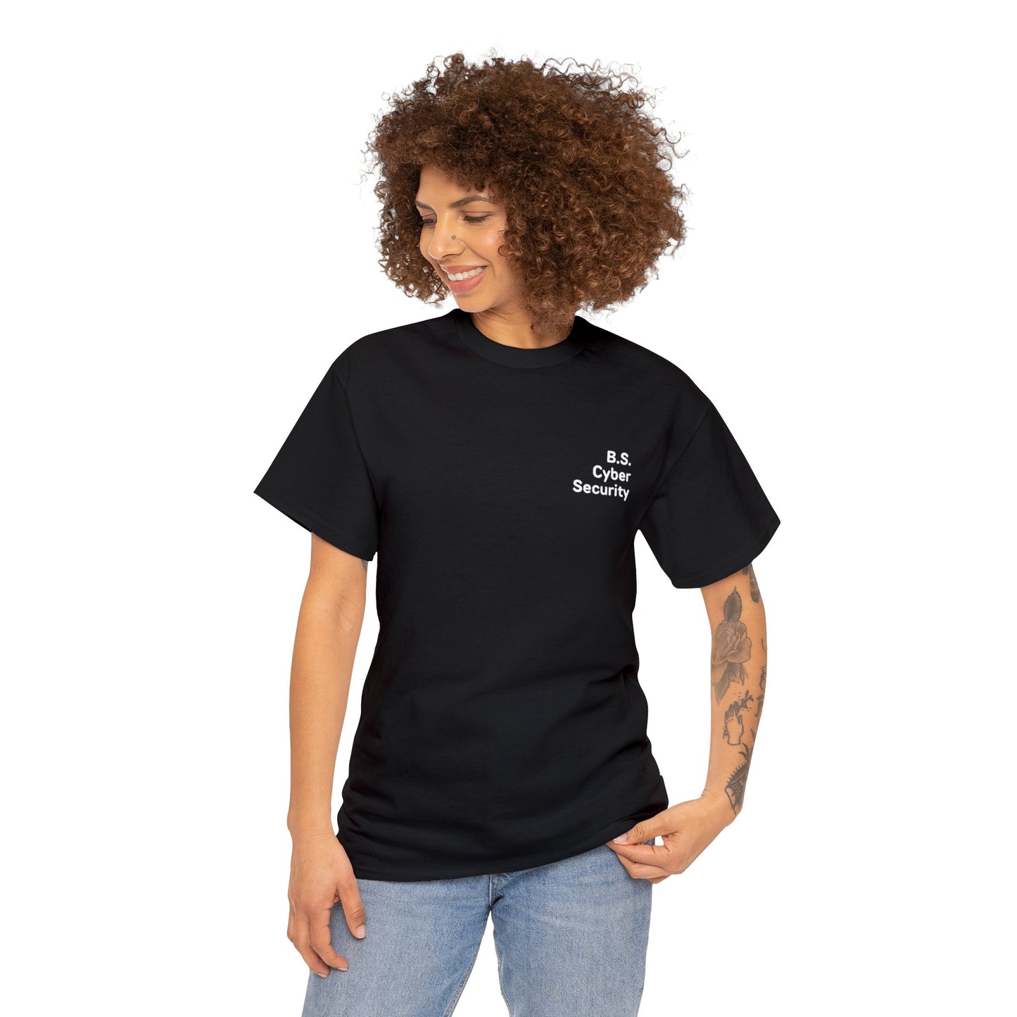 B.S. Cybersecurity Tee